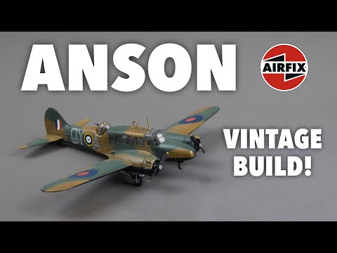 VINTAGE AIRFIX AVRO ANSON 1/72 - how to build it!
