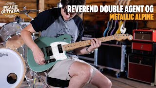 Video thumbnail for No Talking...Just Tones | Reverend Double Agent OG - Metallic Alpine by Peach Guitars