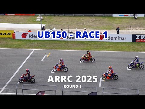 UB150 - RACE 1️⃣  |  ARRC 2025 - ROUND 1  |  ASIA ROAD RACING CHAMPIONSHIP