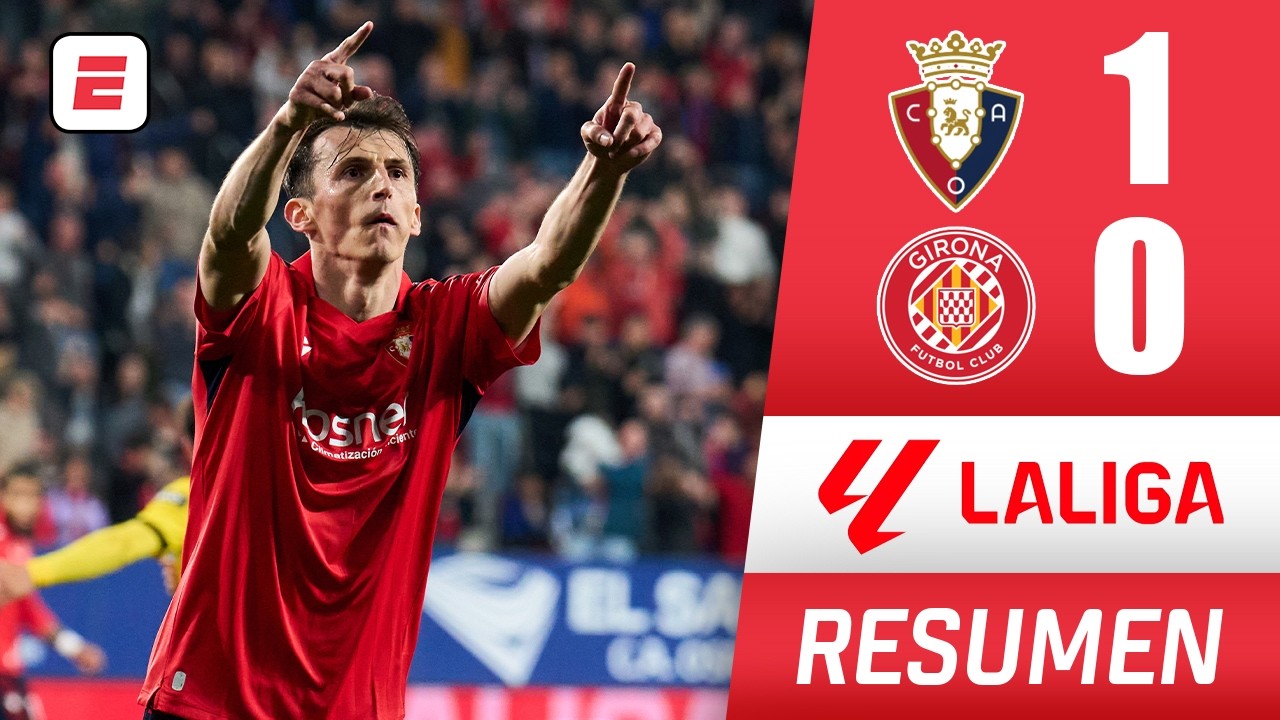 OSASUNA sufrió pero consiguió la victoria 1-0 ante GIRONA con gol de Ante Budimir | La Liga