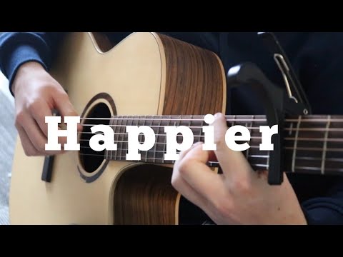 Marshmello ft. Bastille - Happier - Fingerstyle Guitar Cover
