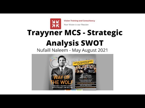Trayyner Management Case CIMA May August 2021 SWOT Analysis #CIMA #AICPA #FLP #Gateway