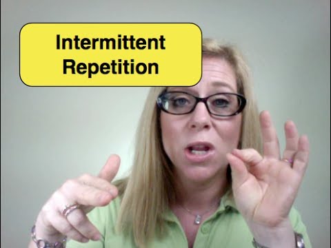 Why You Need Intermittent Repetition to Improve Your Memory Video