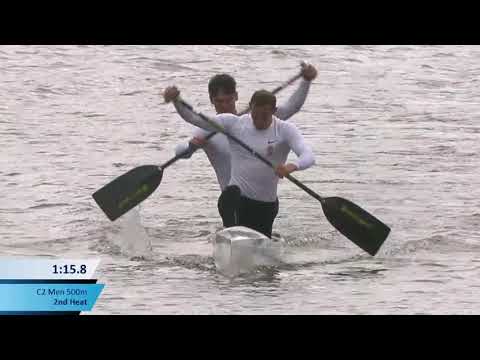 C2 men 500m heat II ICF Canoe Sprint & Paracanoe World Championships Copenhagen Denmark 2021