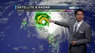 Hurricane Douglas 3 p.m.  Forecast Update