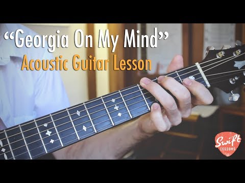 Ray Charles - Georgia on my Mind - Guitar Lesson