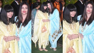 Aishwarya Rai Bachchan with Daughter Aradhya Bachchan at Mukesh Ambani's Ganesh Chaturthi Fest 💖😍📸