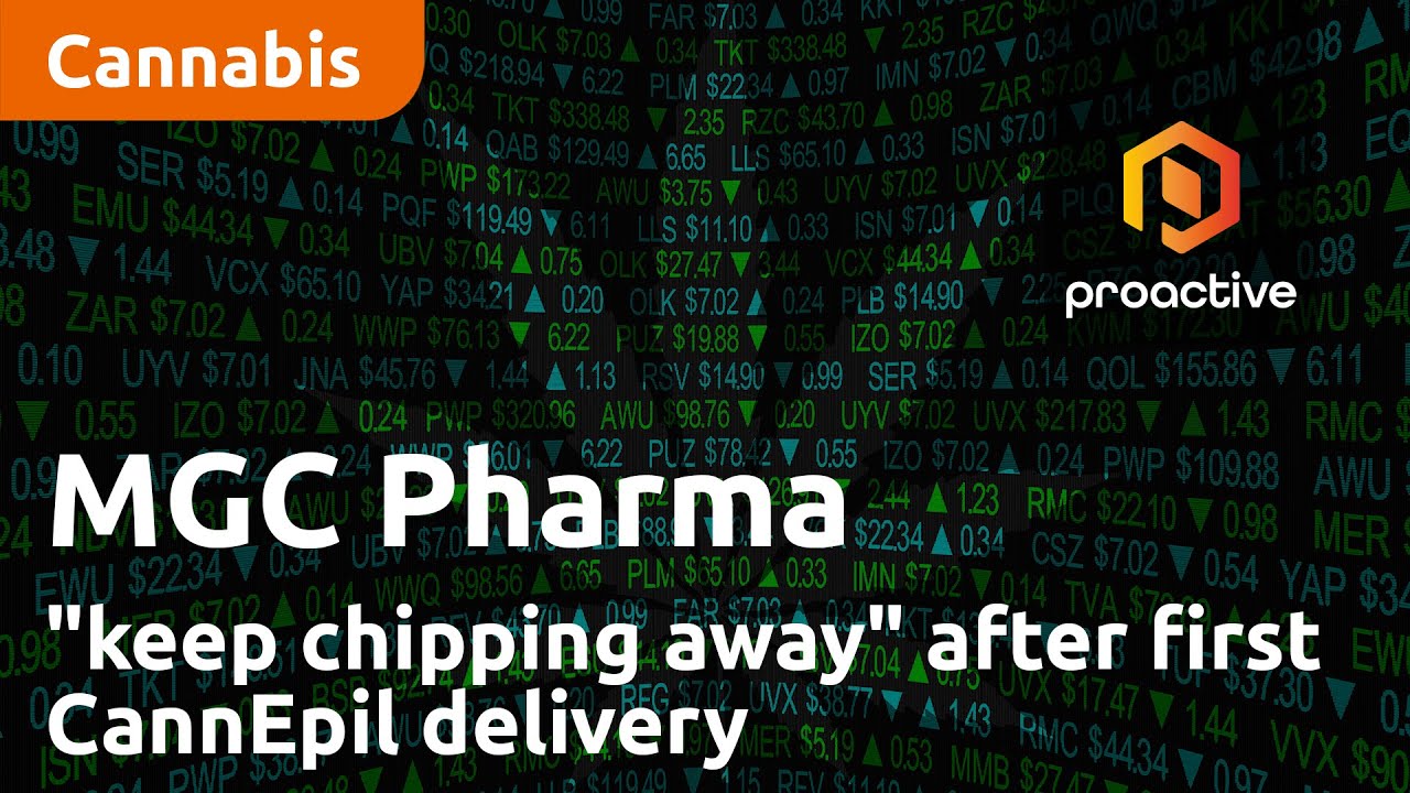 MGC Pharmaceuticals to "keep chipping away" after first CannEpil delivery