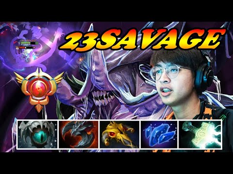 23Savage Grandmaster Faceless Void super tank fountain diving | Giveaway | Dota 2 Pro Play