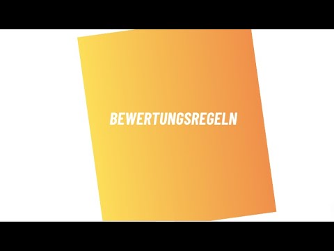 Bewertungsregeln