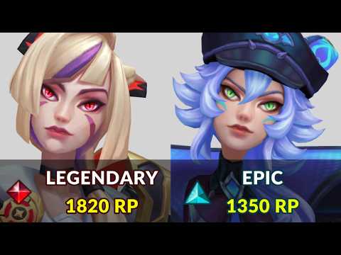 Legendary skins are now worse than Epic skins