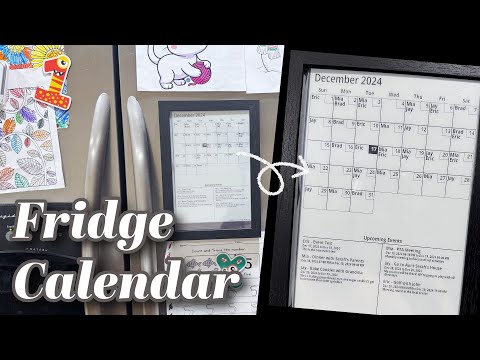 Fridge Calendar