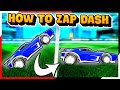 How to Zap Dash + Training pack - Rocket League Tutorial