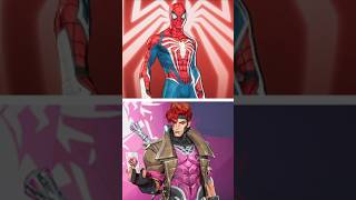 Spider-Man and Gambit Interaction #spiderman #marvelrivals #gambit