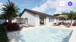 MAISON 105M2 PlAIN PIED / ANIMATION 3D / D5RENDER !