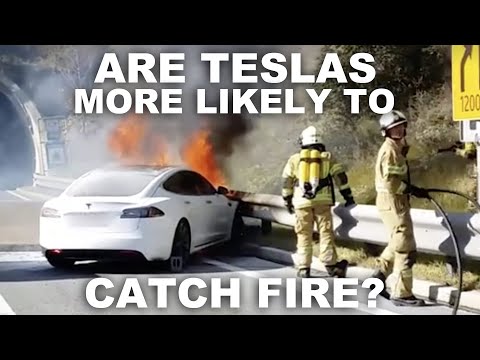 Opravdu u Tesly hrozí vyšší riziko požáru?