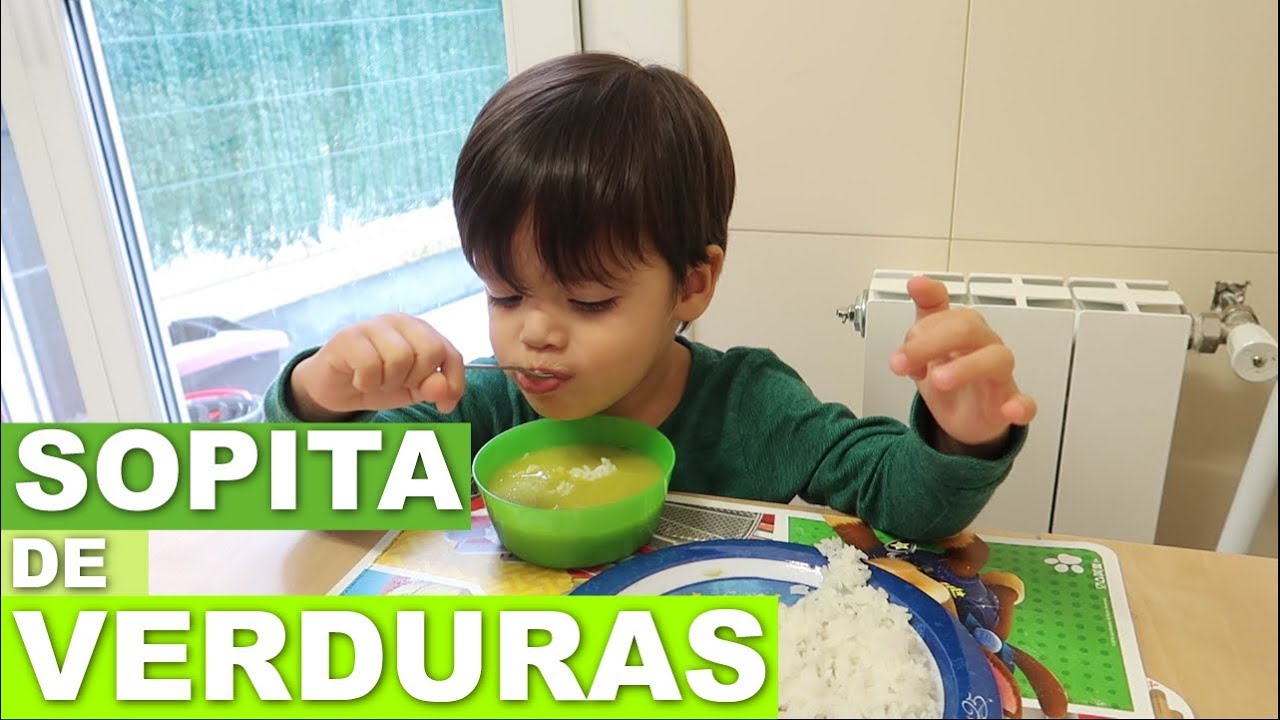 Sopita de Verduras para niños muy fácil