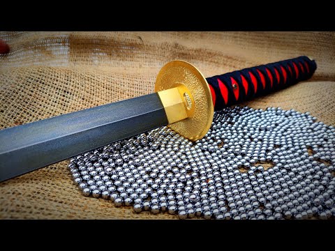Wootz KATANA from bearing balls