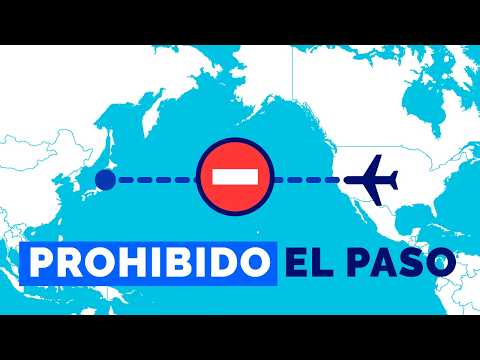 Why do so many planes avoid crossing the Pacific?