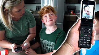 WE BOUGHT A FLIP PHONE FOR OUR SON | I DON