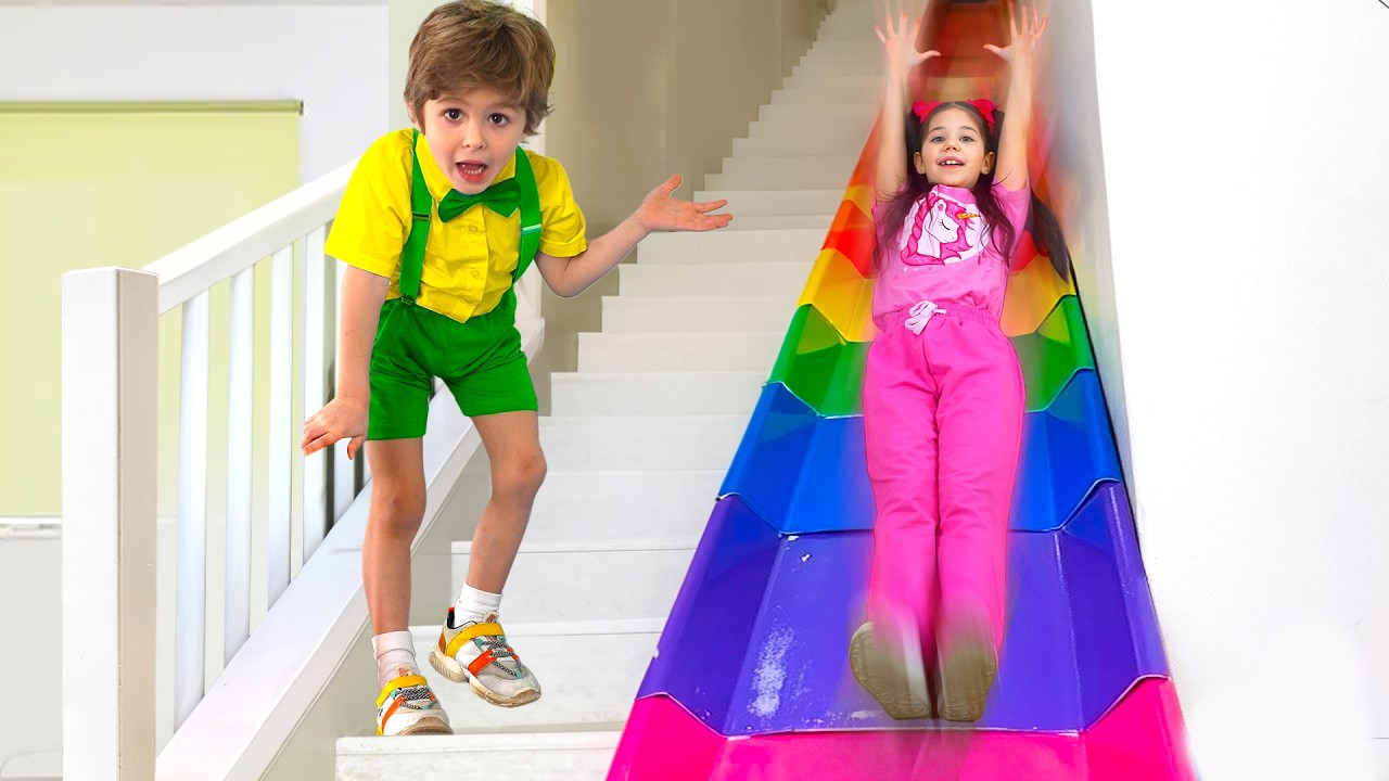 Kids built an amusement park at home