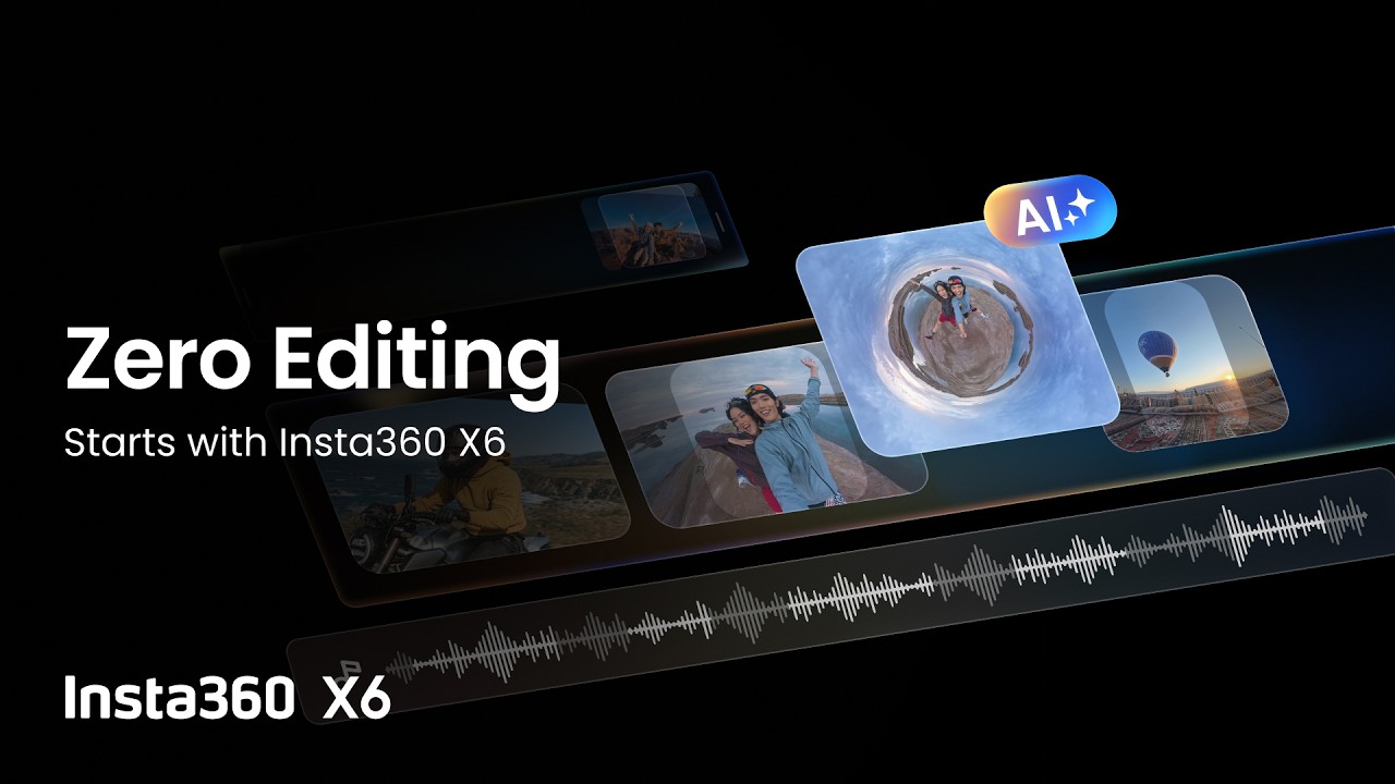 Insta360 X6 - Meet Zero Editing - YouTube