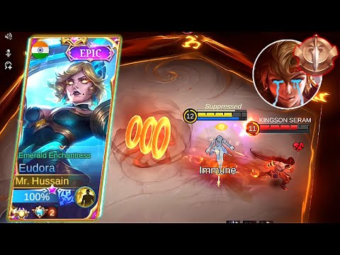 YIN TRIED TO MARK SUPREME EUDORA BUT ENDED UP GETTING BRONZE 3.0 | Mlbb