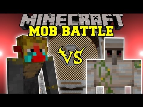IRON GOLEM VS. MONKING - Minecraft Mob Battles - Arena Battle - Chocolate Quest Mod