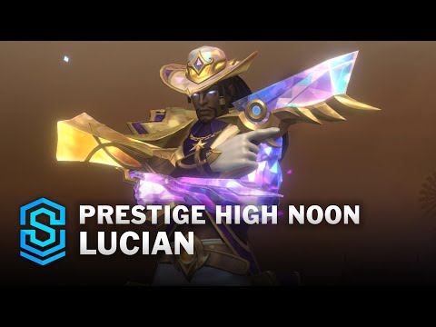 Prestige High Noon Lucian Wild Rift Skin Spotlight