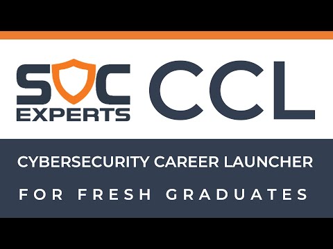 SOC Experts CCL - Cybersecurity Career Launcher for Graduates