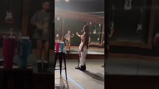 The OMG Girlz "Can't stop loving you" at rehearsal