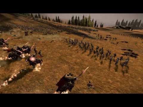 3500 Crossbowmen VS 2400 Chaos Knights Warhammer Total War