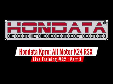 Hondata Kpro Live Training: All Motor K24 Acura RSX Part 3 | Evans Performance Academy