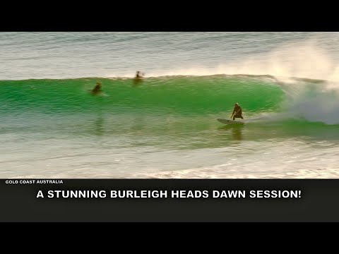 Surfing A Beautiful Burleigh Dawn Session!