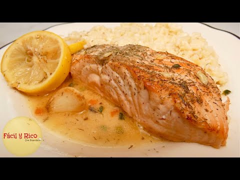 Salmón con Limón y Mantequilla | Receta Sin Horno