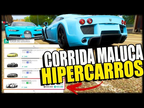 CORRIDA MALUCA de HIPERCARROS de LEILÃO - Forza Horizon 4 Online