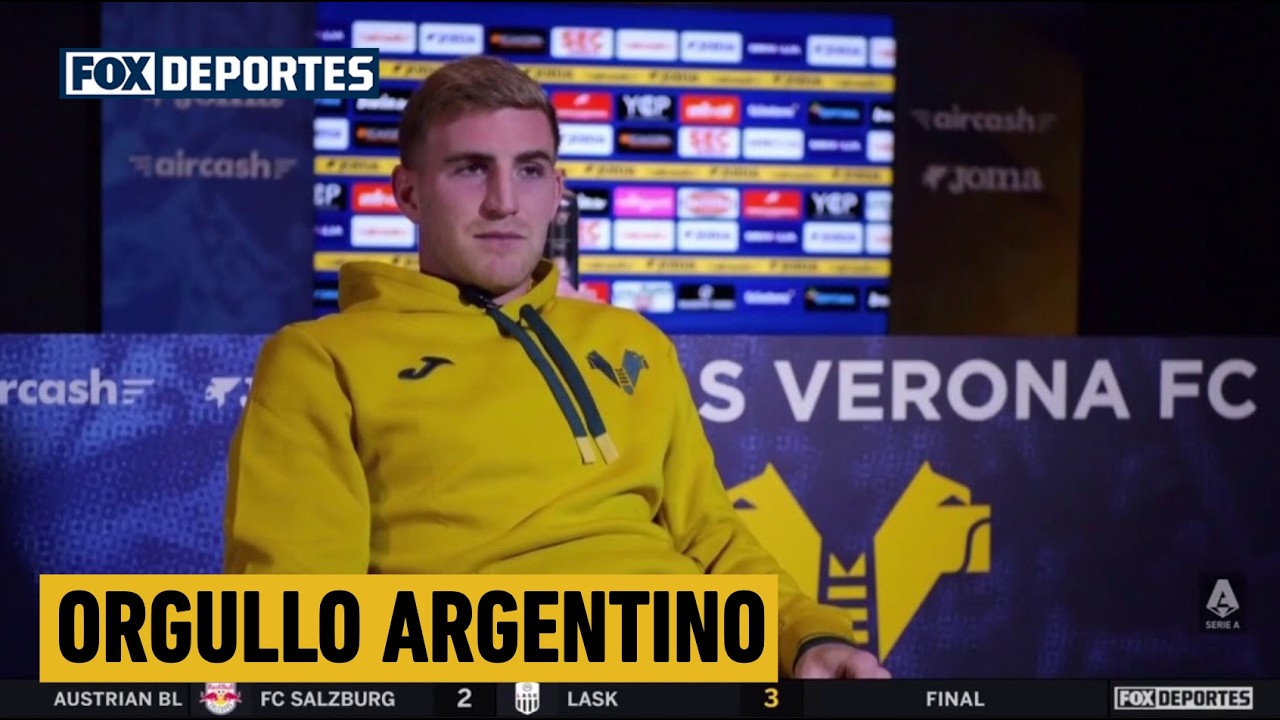 😍🔥 ORGULLO ARGENTINO. Nicolás Valentini comparte cómo ha sido su experiencia | Serie A 2026