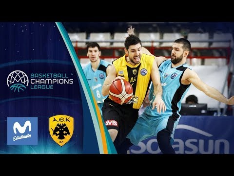 Movistar Estudiantes v AEK - Full Game - Basketball Champions League 2017-18
