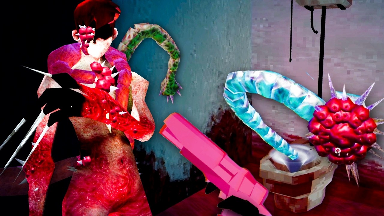 ᴛᴜᴍᴏʀ ɴᴇᴄʀᴏꜱɪꜱ ꜰᴀᴄᴛᴏʀ:// αᴍᴇɴ - PS1 Styled Body Horror Rail Shooter Where You Blast Tumor Monsters!