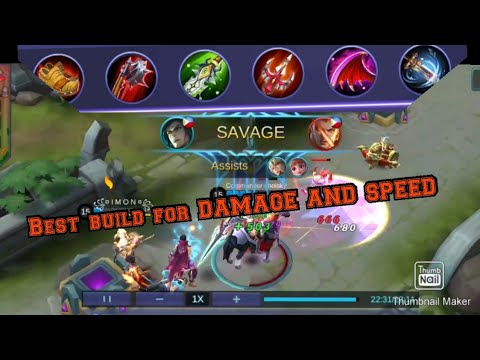 Leomord Best Build to SAVAGE, DAMAGE, ATTACK SPEED and MOVEMENT SPEED Mobile Legends Bang Bang