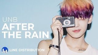 UNB (유앤비) - After The Rain (비 내린 후에) Line Distribution