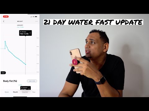 21 Day Water Fast Update | No Food For  21 Days