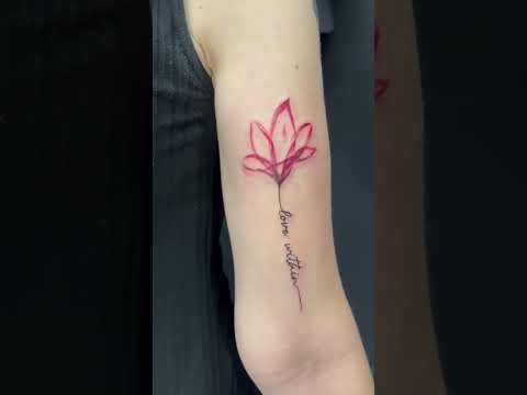 Abstract flower tattoo #shorts #trending