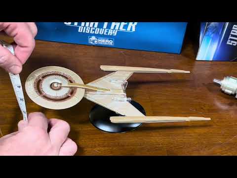 Eaglemoss XL USS Discovery NCC 1031 Burnam Pike Lorca master replicas model