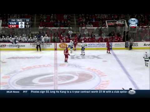 16.01.2015 Vancouver Canucks @ Carolina Hurricanes
