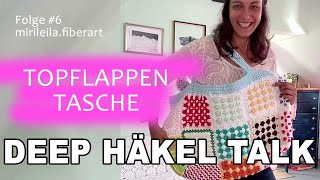 EP. 6 ich habe es getan. OMAS TOPFLAPPEN SHOPPING BAG! ...und weitere Häkelprojekte im Überblick :)