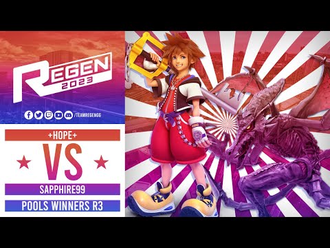 Regen 2023: Winners Pools - +Hope+ (Hero,Sora) Vs Sapphire99 (Ridley)