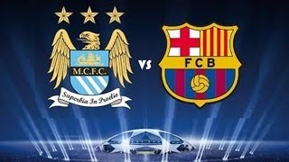 preview picture of video 'Manchester City - FC Barcelone [FIFA 14] | C1 League (1/8th of Final - First Leg) | CPU Vs. CPU'