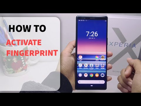 How To Activate Fingerprint On Sony Xperia | How To Add Fingerprint On Xperia