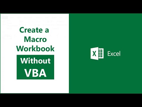 Excel Macro Workbook without VBA - how to run a macro in all open workbook | excel vba macros